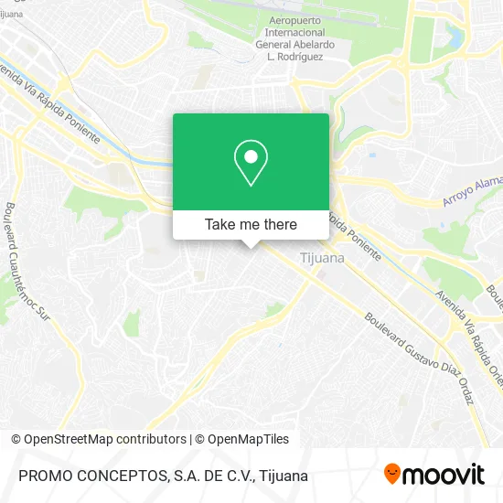 Mapa de PROMO CONCEPTOS, S.A. DE C.V.