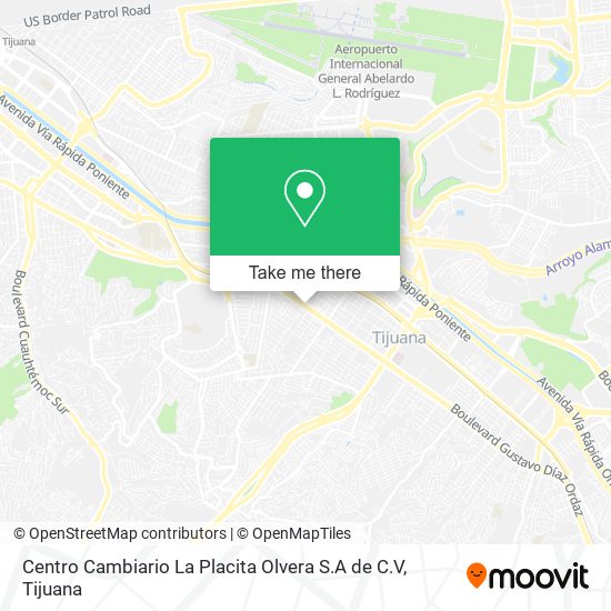 Centro Cambiario La Placita Olvera S.A de C.V map