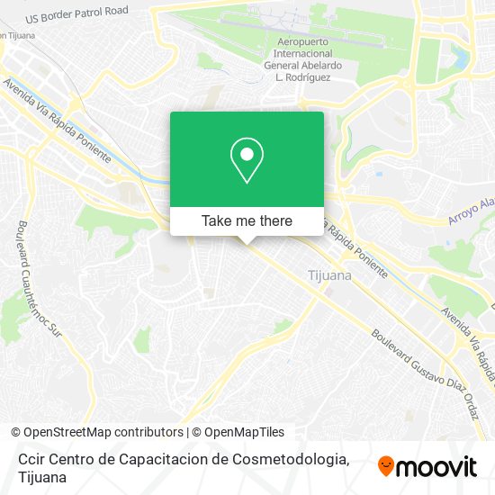 Ccir Centro de Capacitacion de Cosmetodologia map