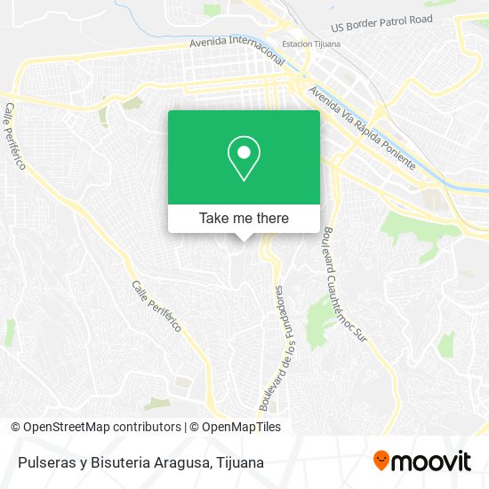 Pulseras y Bisuteria Aragusa map