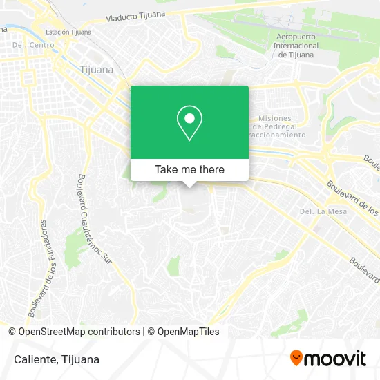 Caliente map