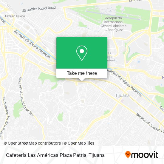 Cafetería Las Américas Plaza Patria map