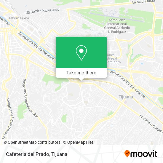 Mapa de Cafeteria del Prado