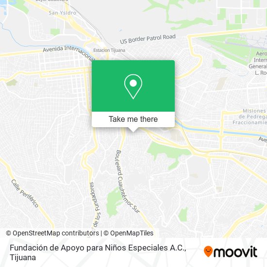 Mapa de Fundación de Apoyo para Niños Especiales A.C.
