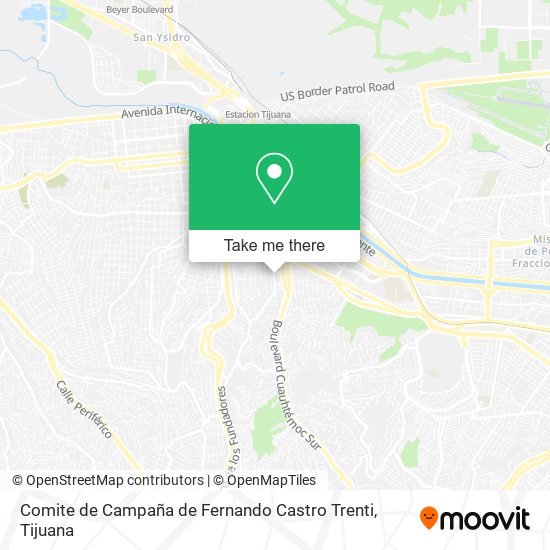Comite de Campaña de Fernando Castro Trenti map