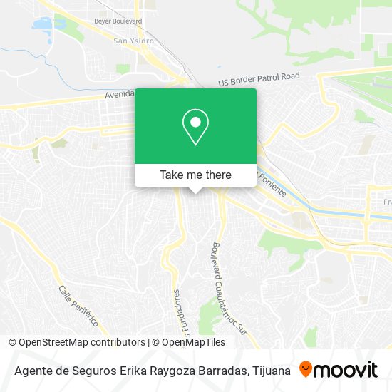 Mapa de Agente de Seguros Erika Raygoza Barradas