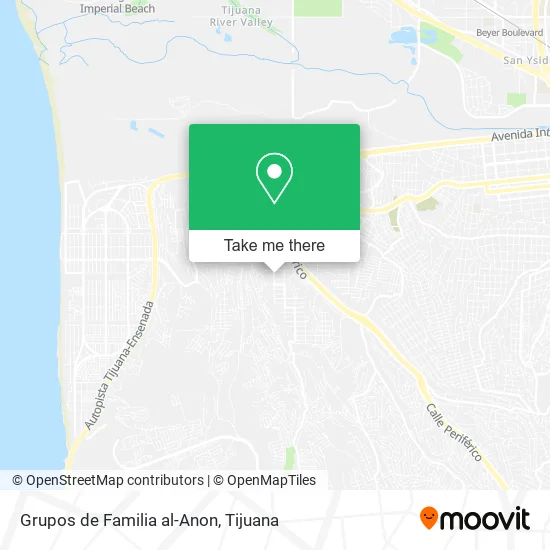 Grupos de Familia al-Anon map