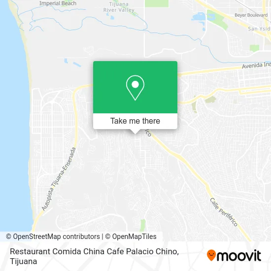 Restaurant Comida China Cafe Palacio Chino map
