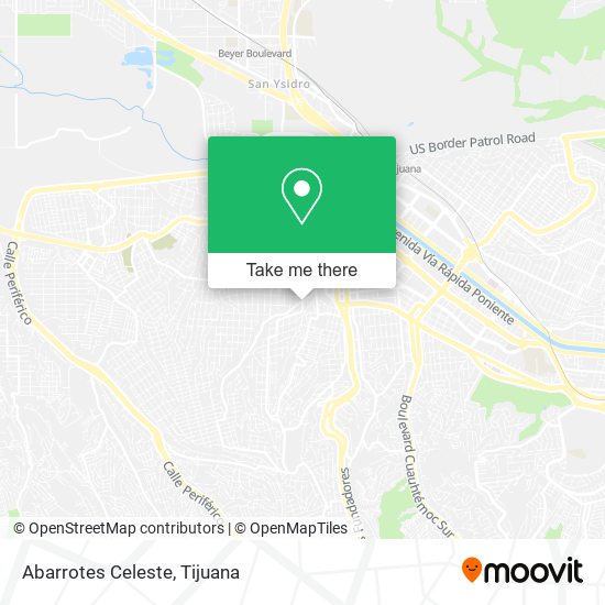 Abarrotes Celeste map