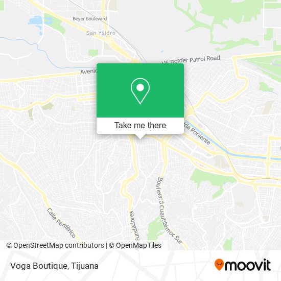 How to get to Voga Boutique in Tijuana by Bus