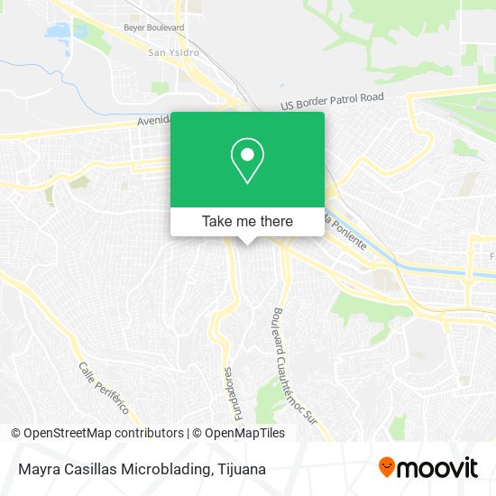 Mayra Casillas Microblading map