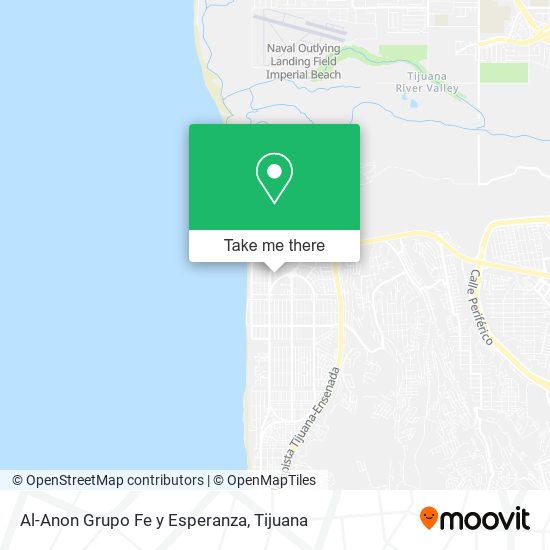 Al-Anon Grupo Fe y Esperanza map