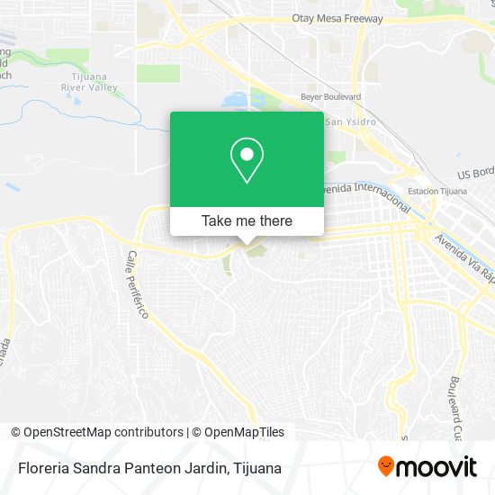 Floreria Sandra Panteon Jardin map