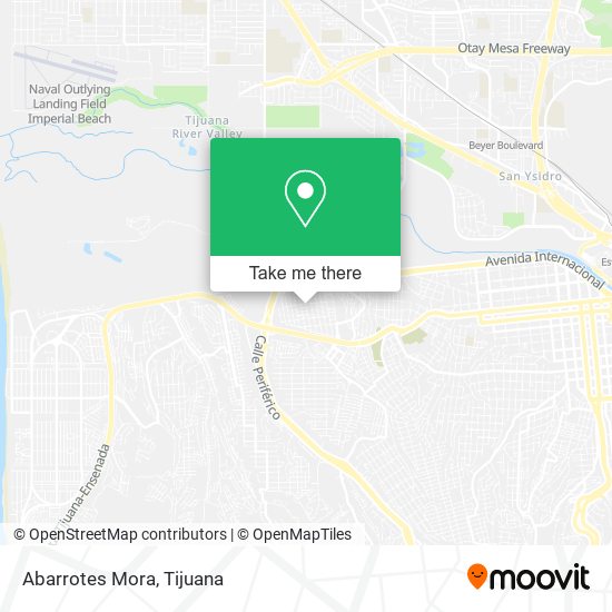 Mapa de Abarrotes Mora
