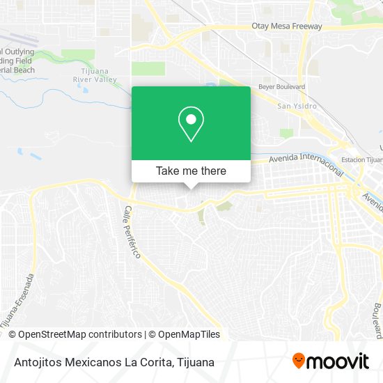 Antojitos Mexicanos La Corita map