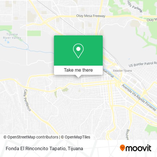 Mapa de Fonda El Rinconcito Tapatio