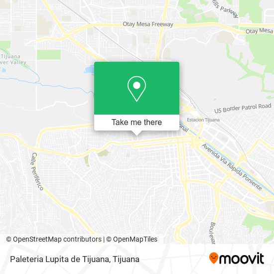 Paleteria Lupita de Tijuana map
