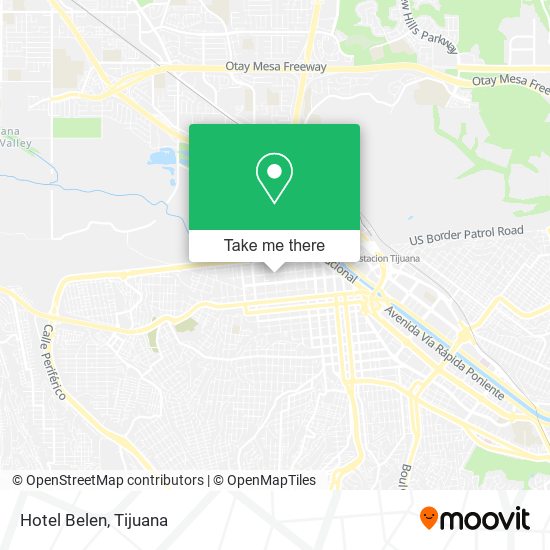 Hotel Belen map