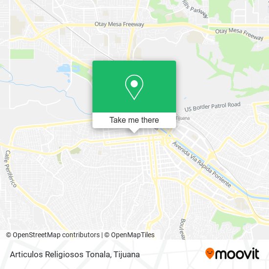 Articulos Religiosos Tonala map