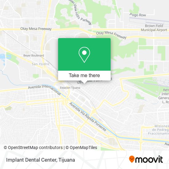 Mapa de Implant Dental Center