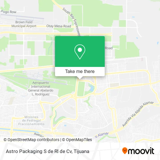 Astro Packaging S de Rl de Cv map