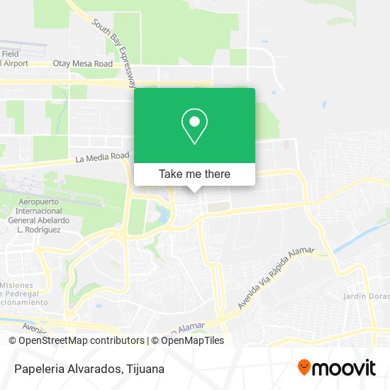 Mapa de Papeleria Alvarados