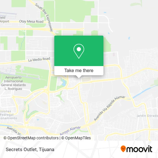 Mapa de Secrets Outlet