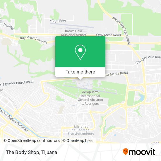 Mapa de The Body Shop