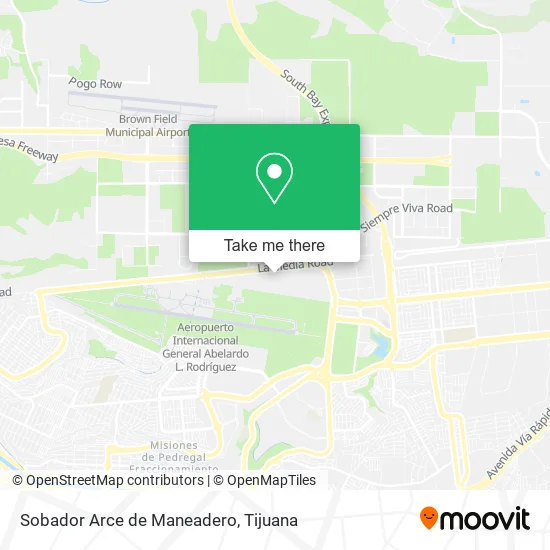 Sobador Arce de Maneadero map