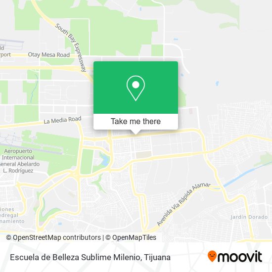 Mapa de Escuela de Belleza Sublime Milenio
