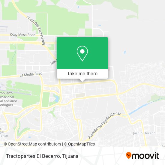 Tractopartes El Becerro map