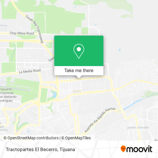 Mapa de Tractopartes El Becerro