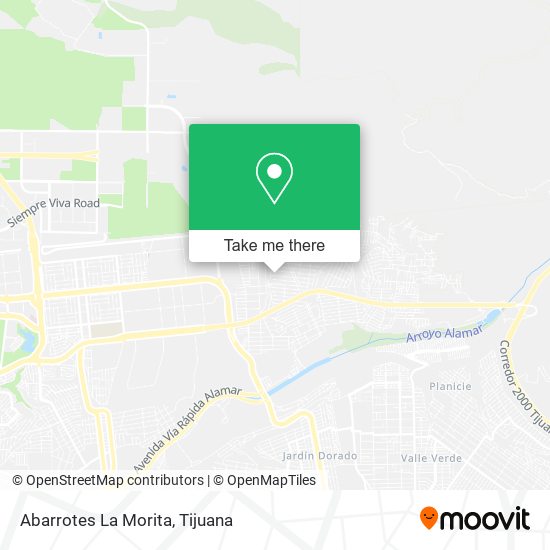 Abarrotes La Morita map