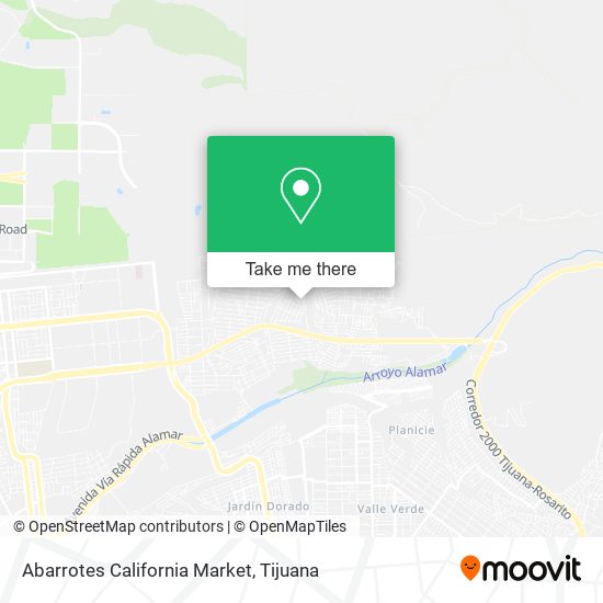 Abarrotes California Market map