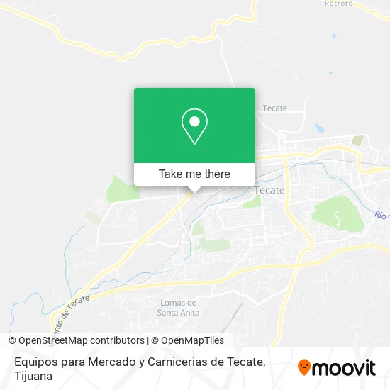 Equipos para Mercado y Carnicerias de Tecate map