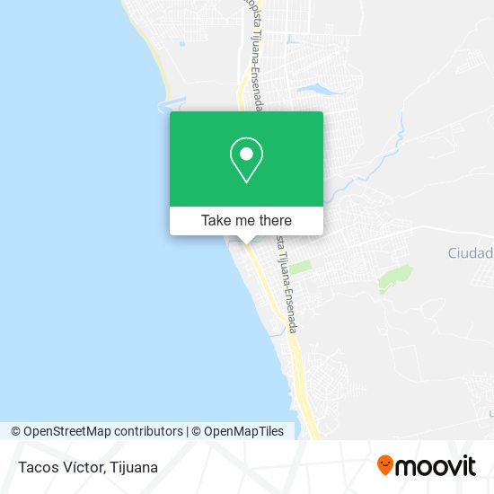Mapa de Tacos Víctor