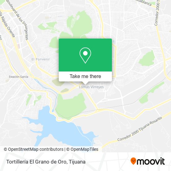 Tortillería El Grano de Oro map
