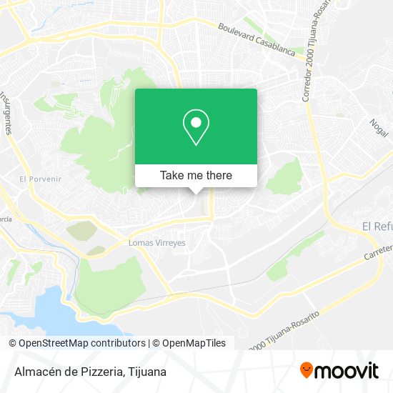 Almacén de Pizzeria map