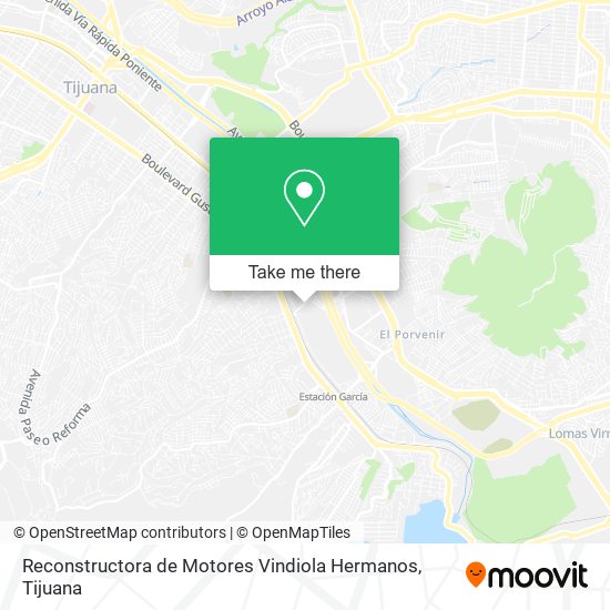 Mapa de Reconstructora de Motores Vindiola Hermanos