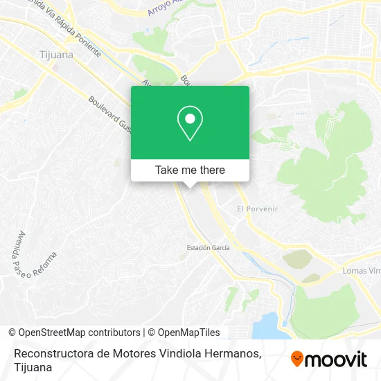 Reconstructora de Motores Vindiola Hermanos map