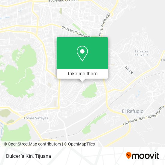 Mapa de Dulcería Kin