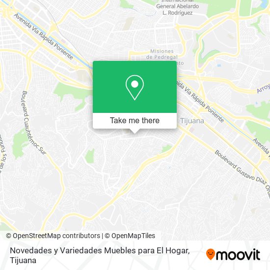 Mapa de Novedades y Variedades Muebles para El Hogar
