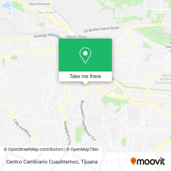 Centro Cambiario Cuauhtemoc map