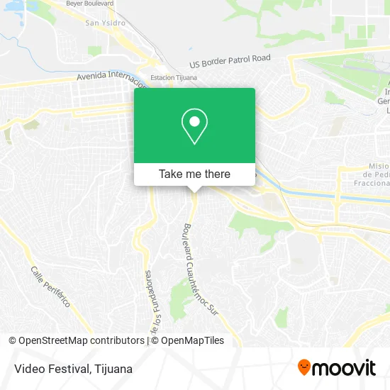Video Festival map