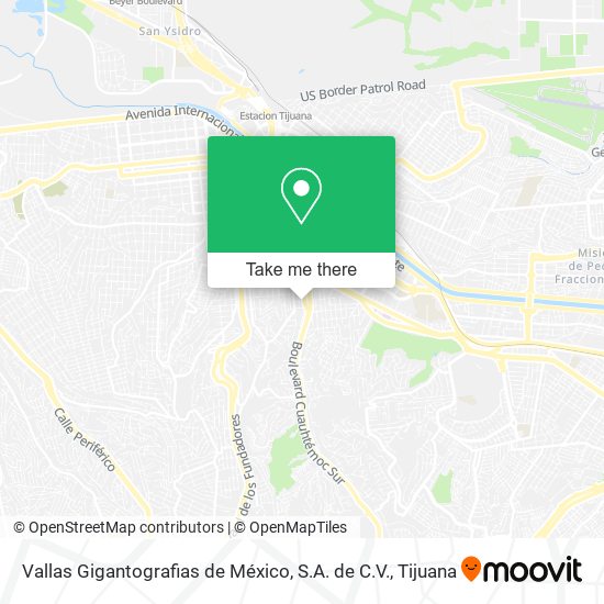 Vallas Gigantografias de México, S.A. de C.V. map