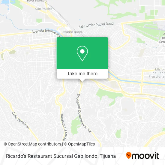 Ricardo's Restaurant Sucursal Gabilondo map