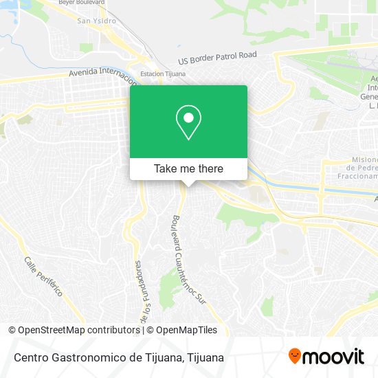 Centro Gastronomico de Tijuana map