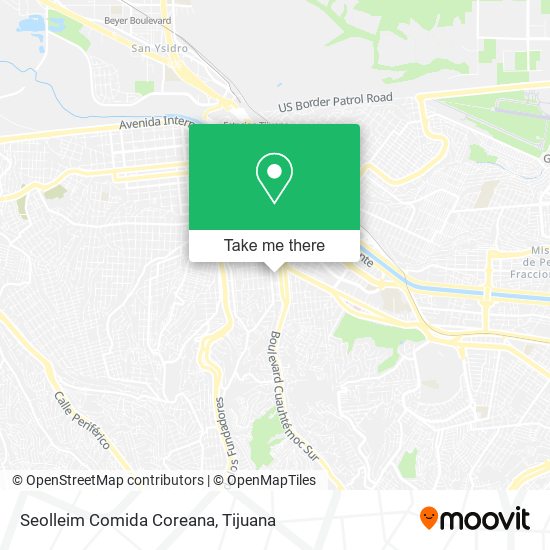 Mapa de Seolleim Comida Coreana
