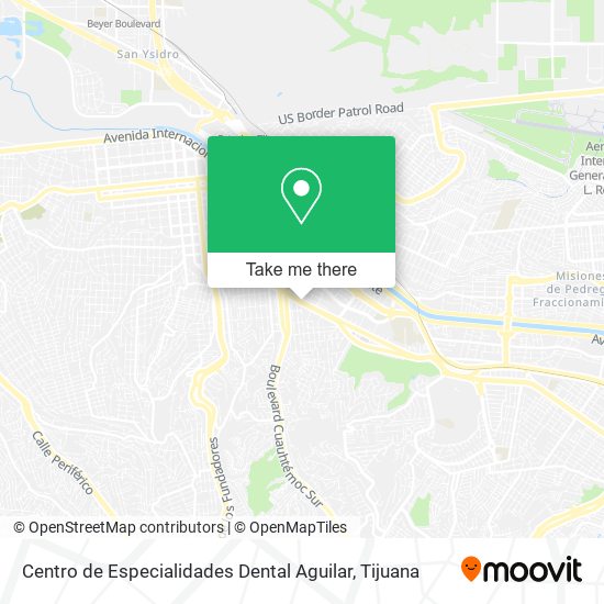 Mapa de Centro de Especialidades Dental Aguilar