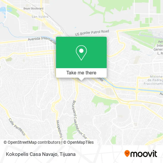 Kokopelis Casa Navajo map